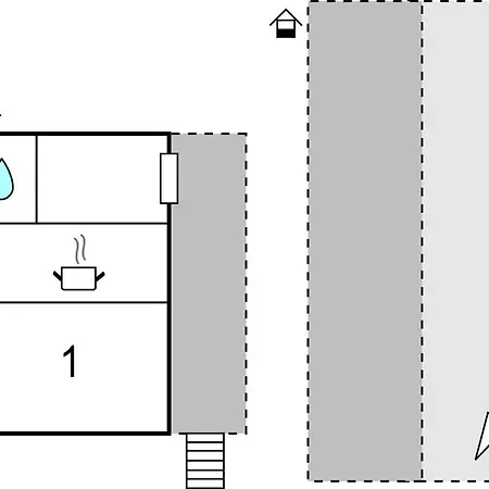 Appartamento 1 Bedroom Beautiful In *