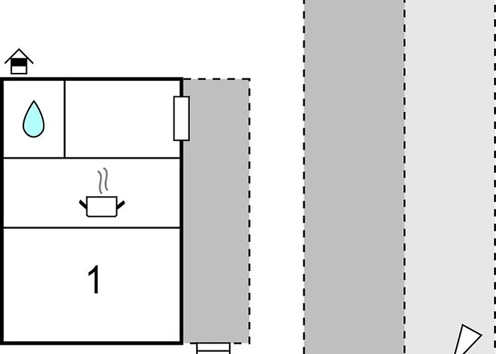 아파트 1 Bedroom Beautiful In *